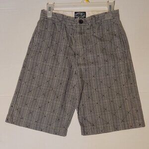 First Wave Kids Plaid Hawaiian Swim Shorts WITH PocketS Sz 14